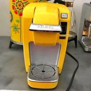 Adorable Bright Yellow Keurig Coffee Maker